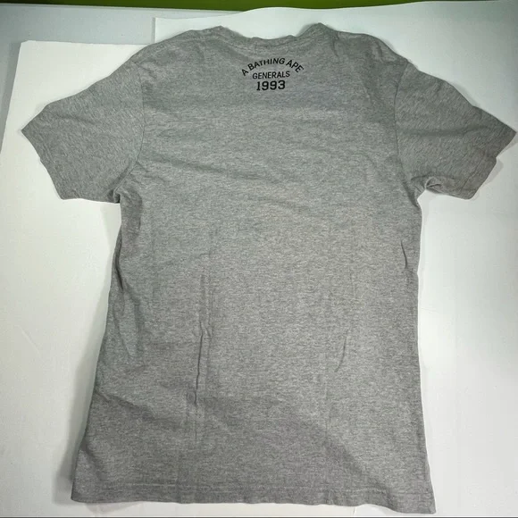 Bape Planet of the Apes Generals Mens Medium Size Gray T-Shirt Rare Tee - Picture 3 of 8